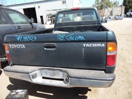 1998 TOYOTA TACOMA DARK GREEN STD CAB 2.4L MT 2WD Z18327